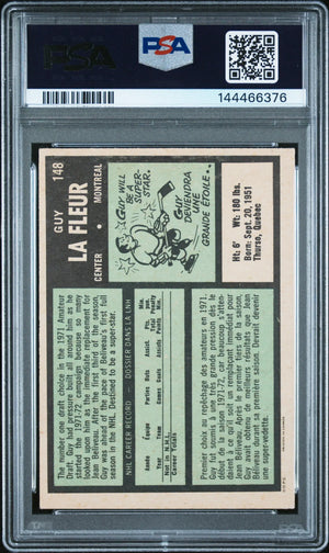 1971 O-Pee-Chee OPC Guy La Fleur RC Rookie #148 PSA 4 NEW CERT 