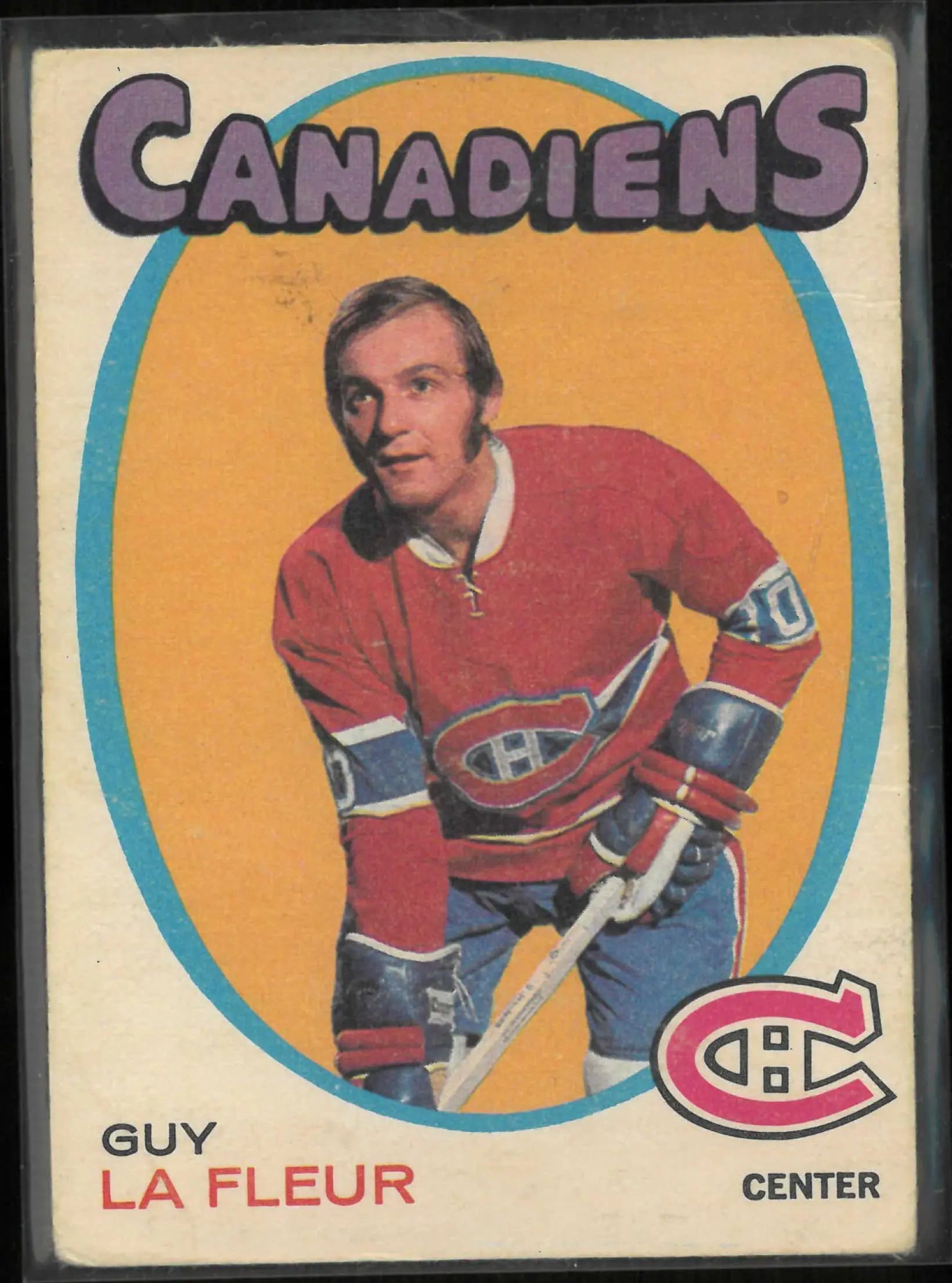 1971 O-Pee-Chee OPC Hockey Guy La Fleur 