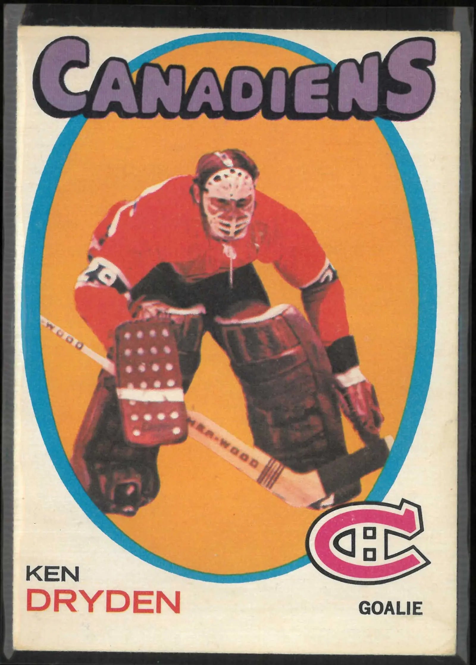 1971 O-Pee-Chee OPC Hockey Ken Dryden 