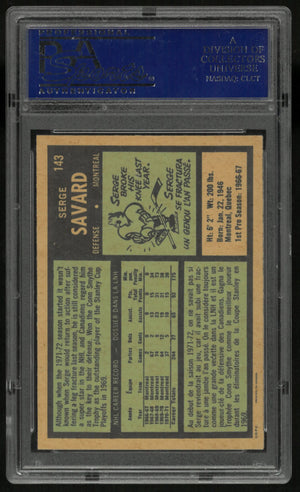 1971 O-Pee-Chee Serge Savard  PSA 8 