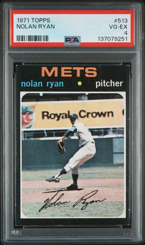 1971 Topps Vintage Baseball Nolan Ryan PSA 4 