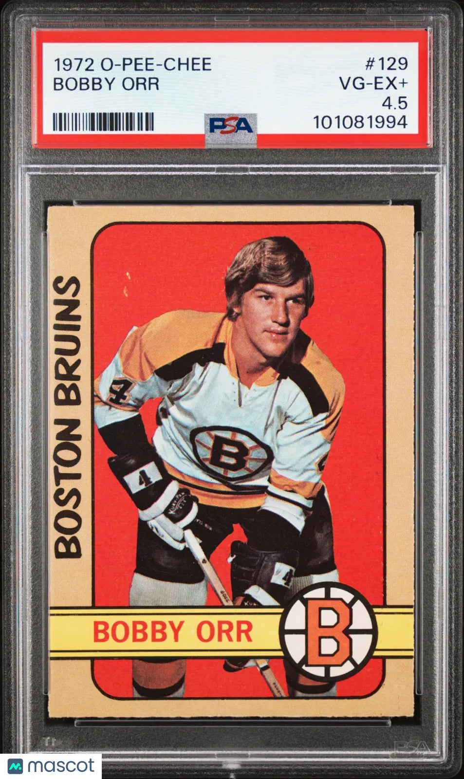 1972 O-Pee-Chee Bobby Orr #129 PSA 4.5 