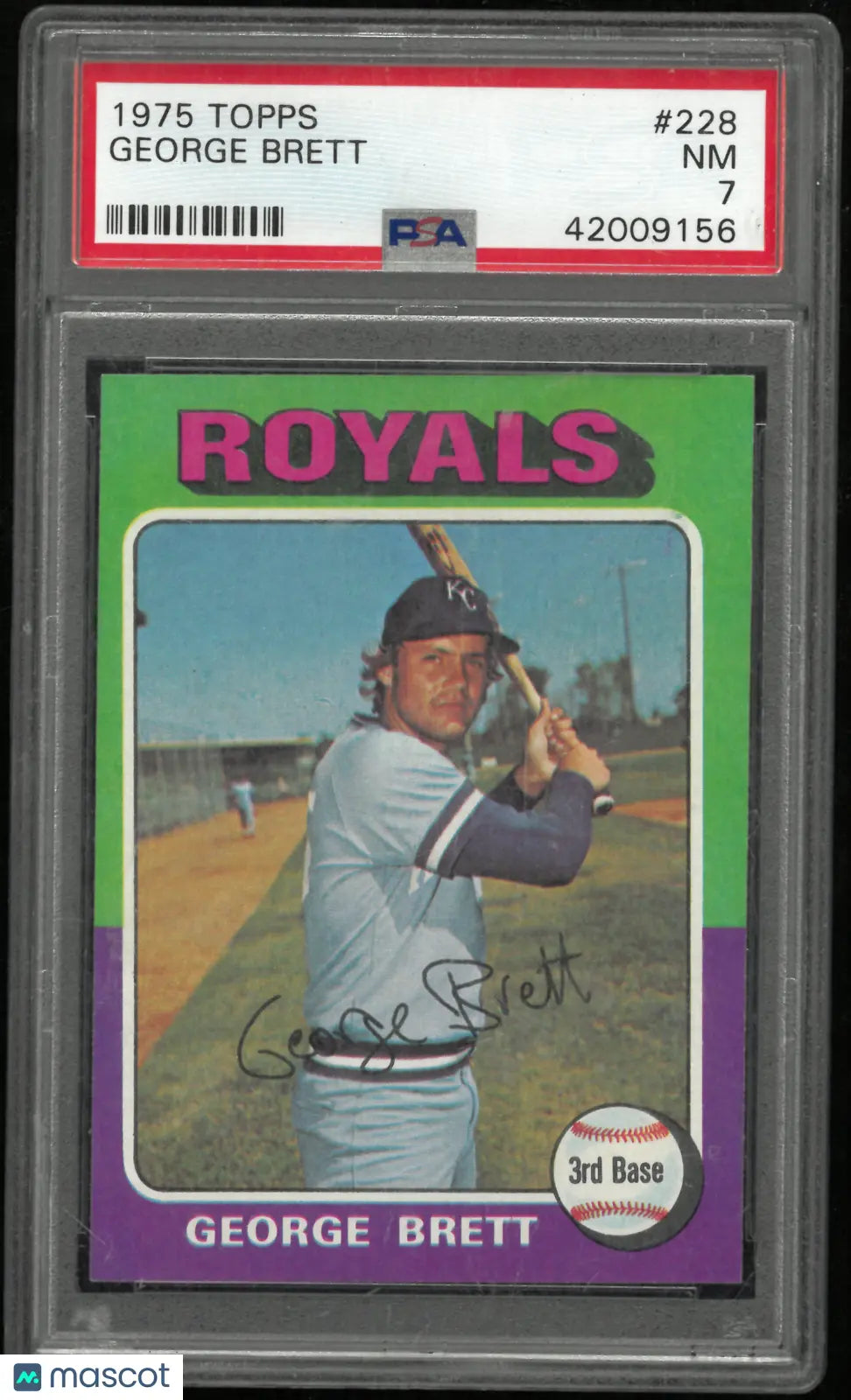 1975 Topps George Brett #228 PSA 7 