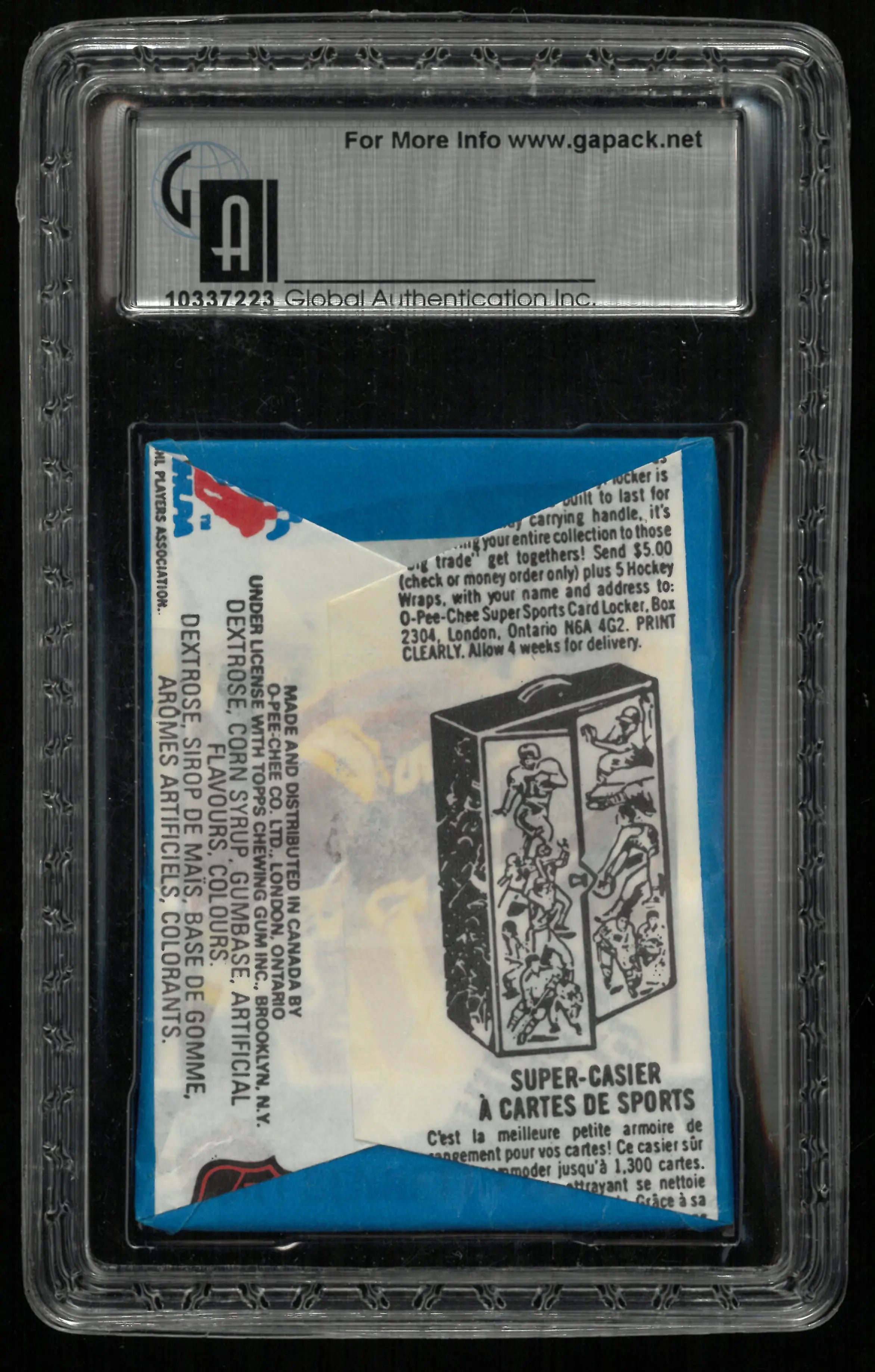 1976 O-Pee-Chee Hockey Wax Pack GAI 8.5 