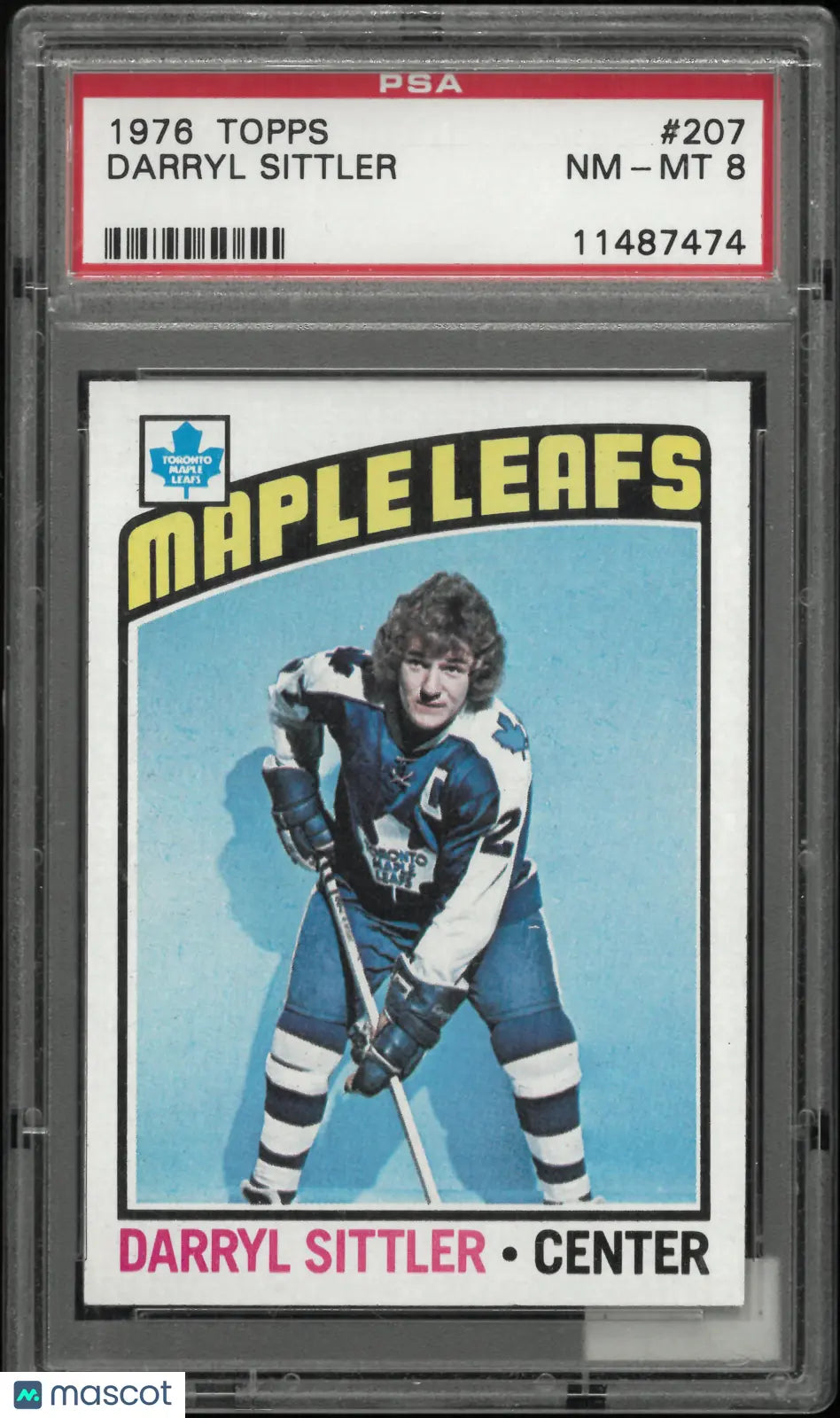 1976 Topps Darryl Sittler PSA 8 