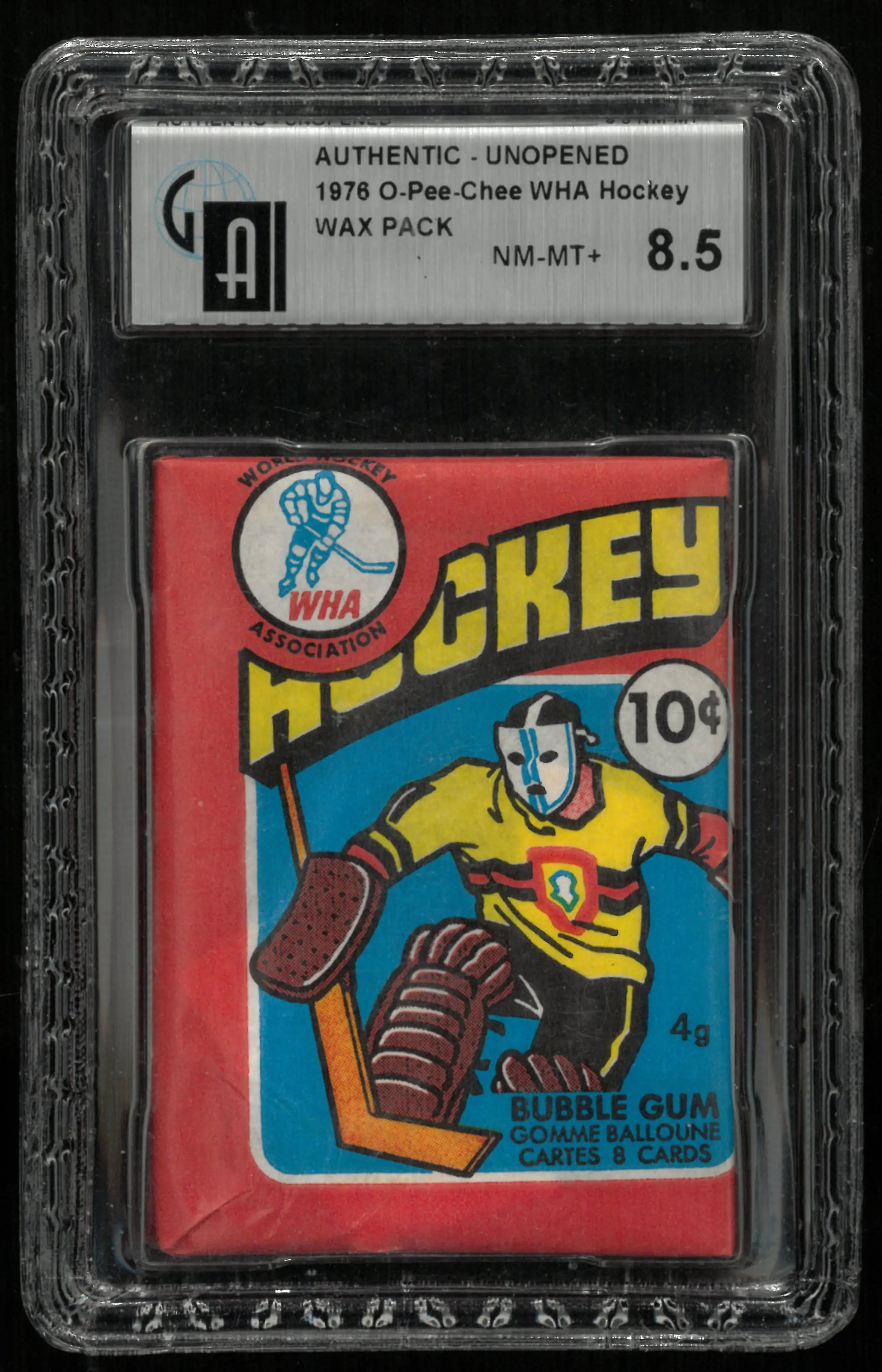 1976 Unopened O-Pee-Chee WHA Hockey Wax Pack GAI 8.5 