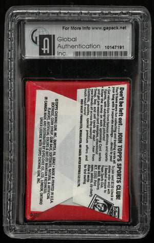 1976 Unopened Topps Baseball Wax Pack GAI 8.5 