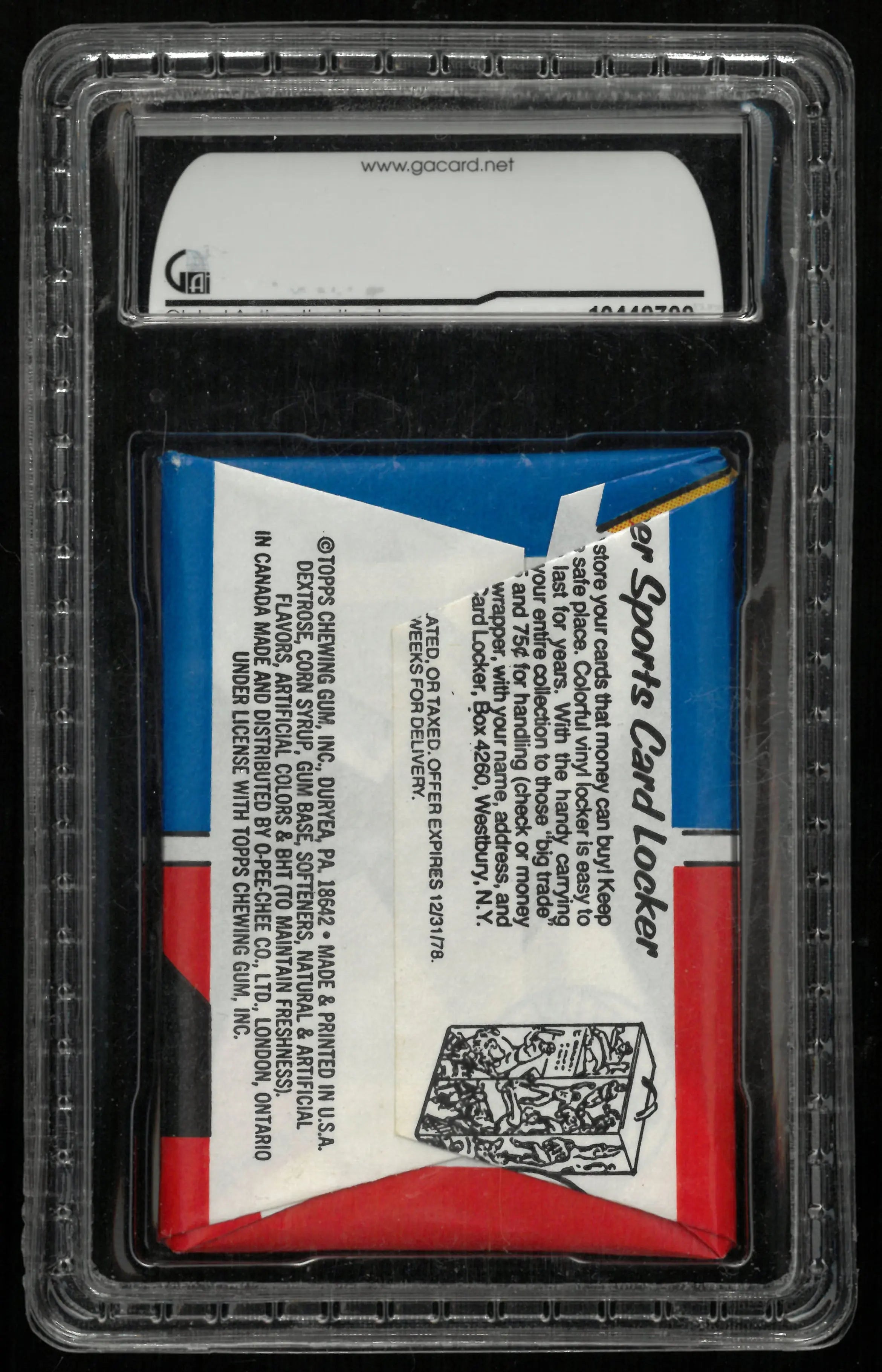 1977 Topps Baseball Wax Pack GAI 9.5 
