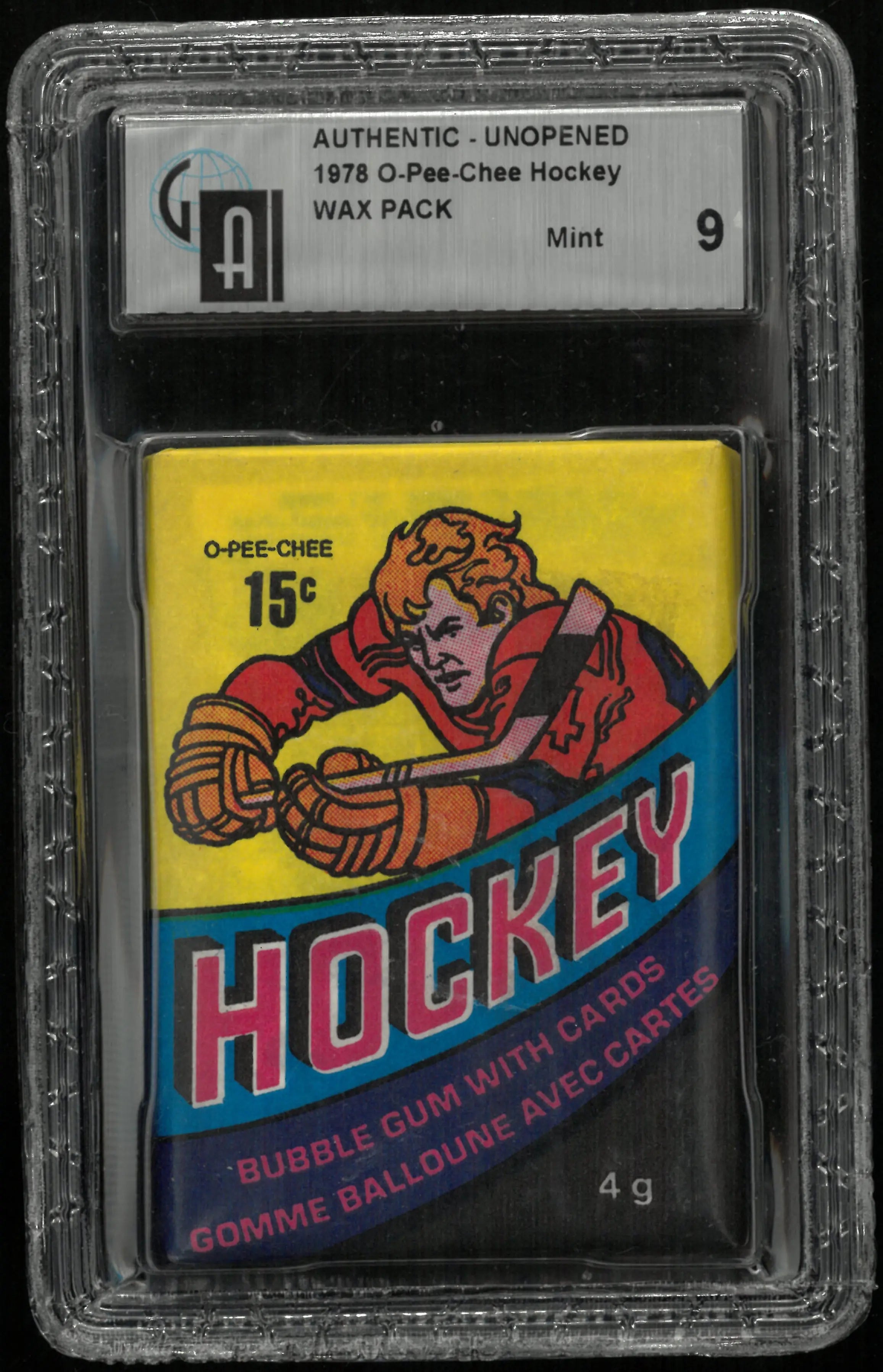 1978 O-Pee-Chee Hockey Wax Pack GAI 9 
