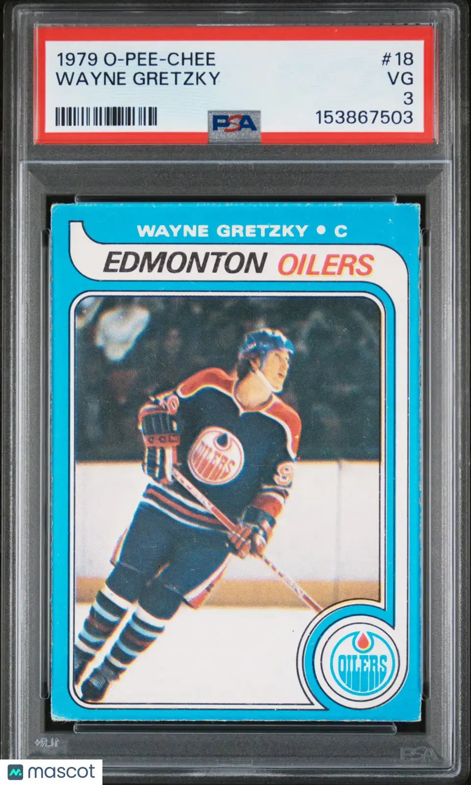 1979-80 O-Pee-Chee OPC Hockey Wayne Gretzky RC Rookie PSA 3 