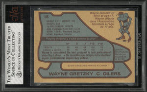 1979-80 O-Pee-Chee OPC Hockey Wayne Gretzky RC Rookie #18 BVG 6.5 