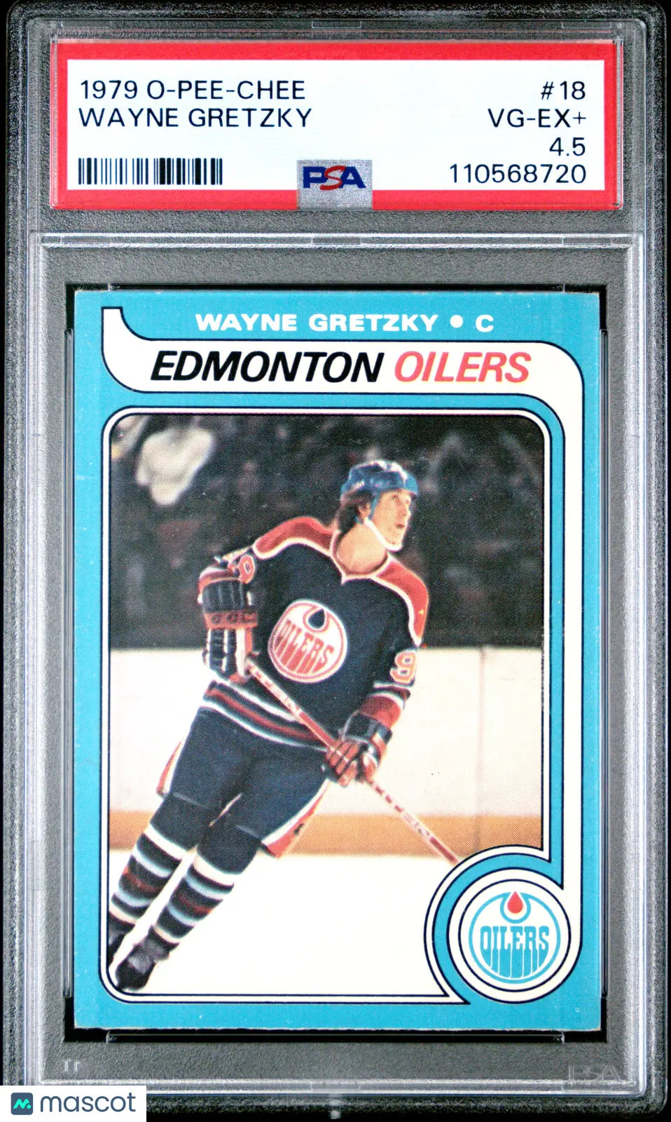 1979 O-Pee-Chee Hockey Wayne Gretzky RC Rookie #18 PSA 4.5 