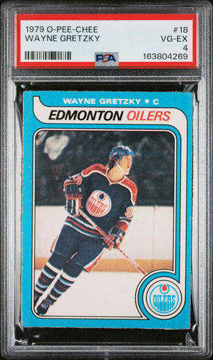 1979 O-Pee-Chee OPC Rookie Wayne Gretzky RC PSA 4 