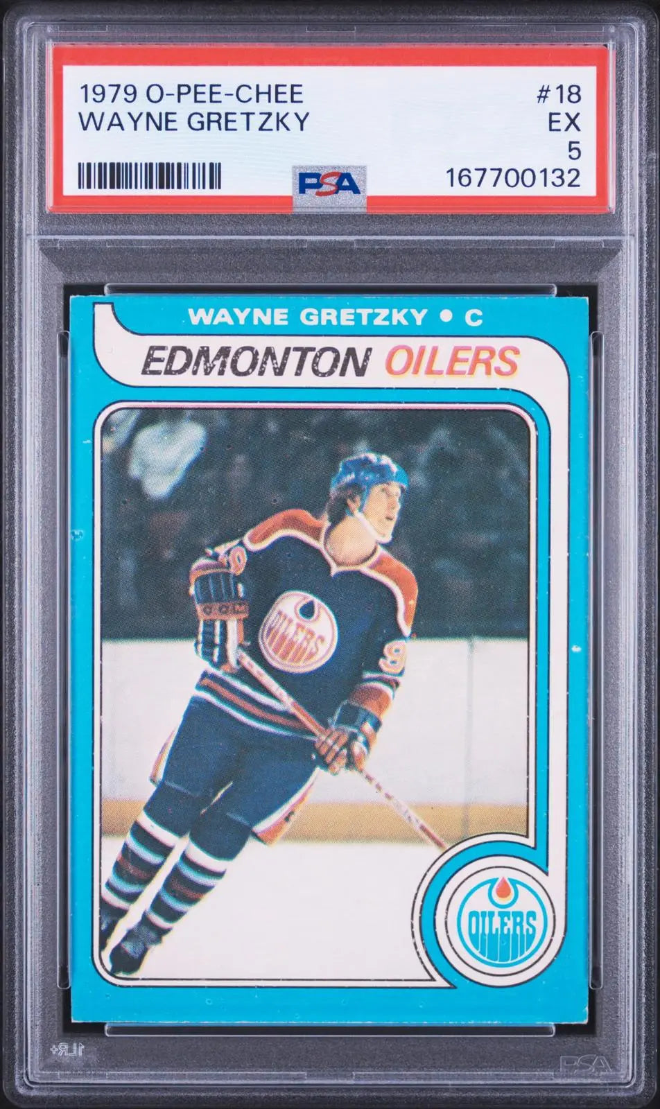 1979 O-Pee-Chee OPC Vintage Hockey Rookie Wayne Gretzky RC PSA 5 