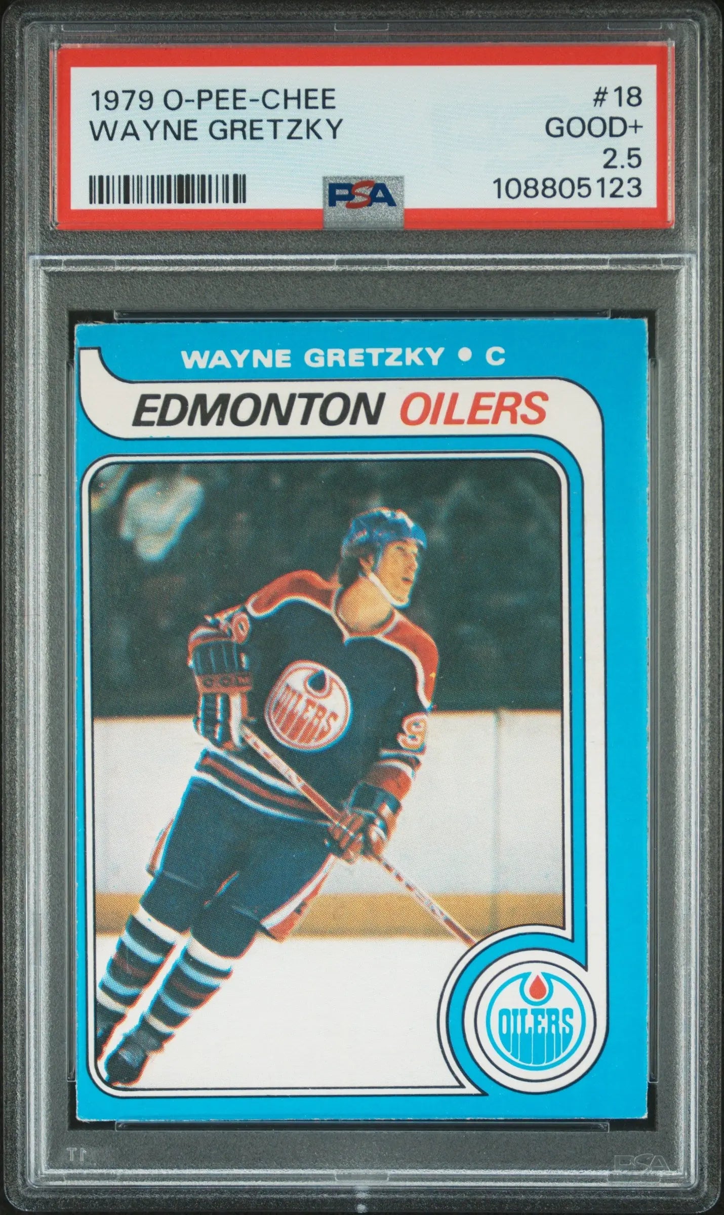 1979 O-Pee-Chee Rookie Wayne Gretzky RC PSA 2.5 