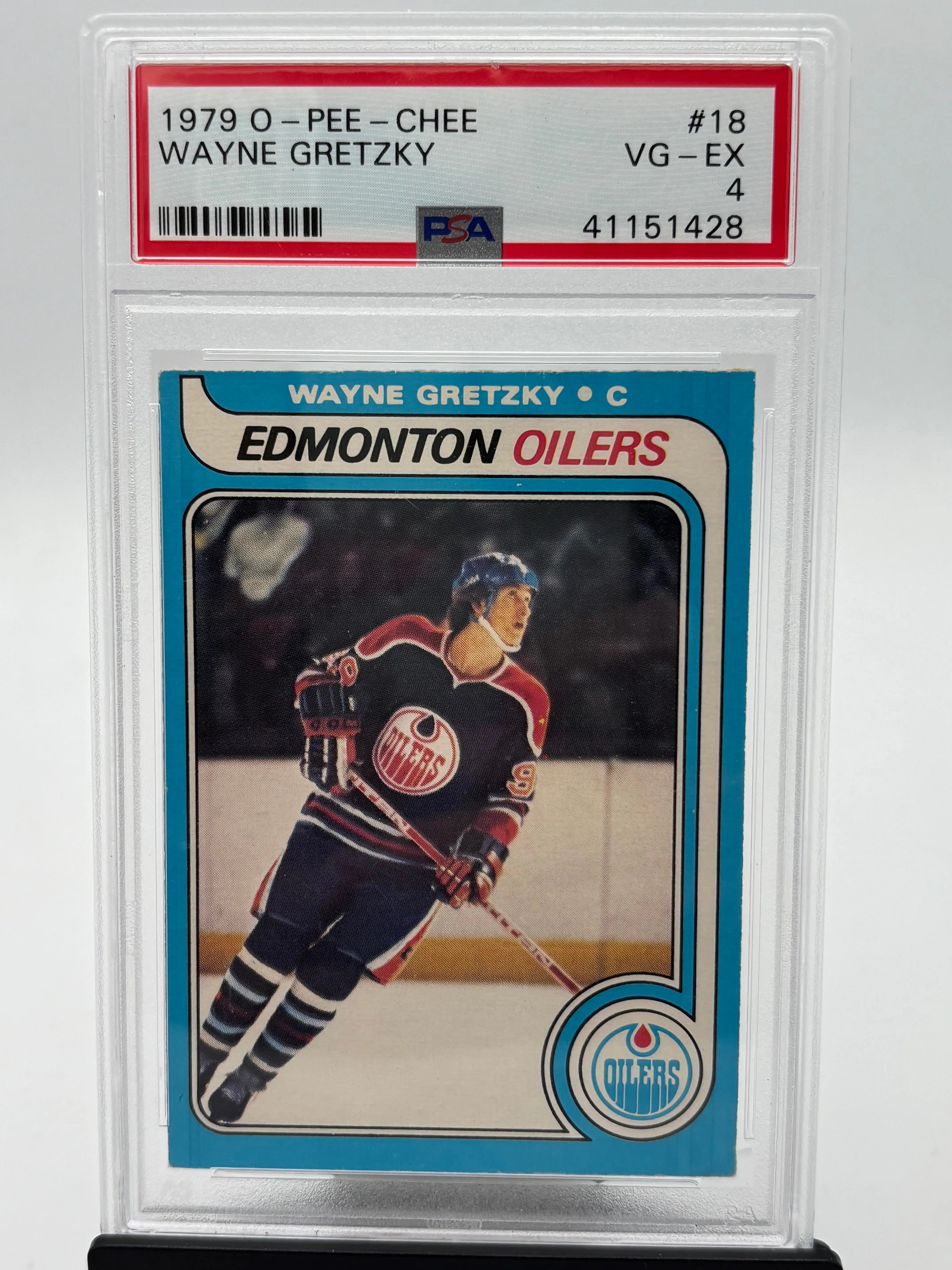 1979 O-Pee-Chee Rookie Wayne Gretzky RC PSA 4 