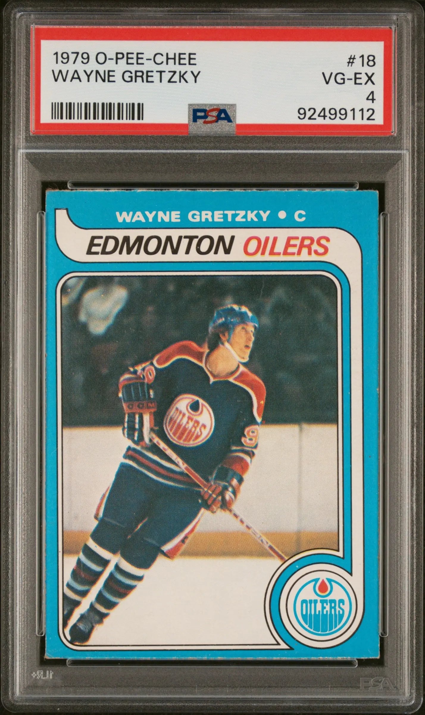 1979 O-Pee-Chee Rookie Wayne Gretzky RC PSA 4 