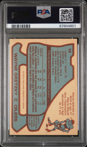 1979 O-Pee-Chee Wayne Gretzky #18 PSA 3 