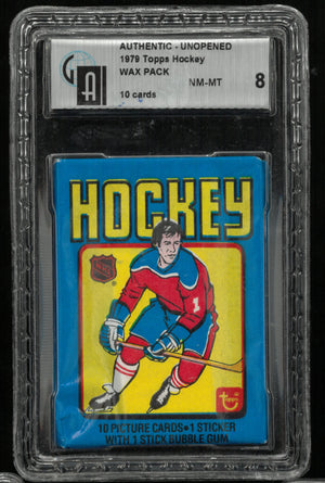 1979 Unopened Topps Hockey Wax Pack GAI Authentic 