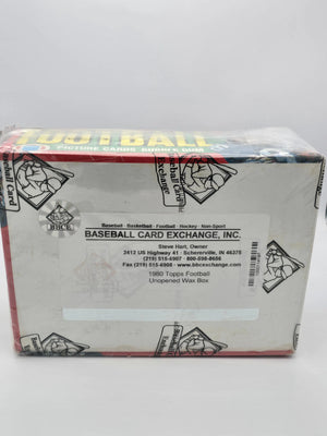 1980 Topps BCCE Football Unopened Wax Box 