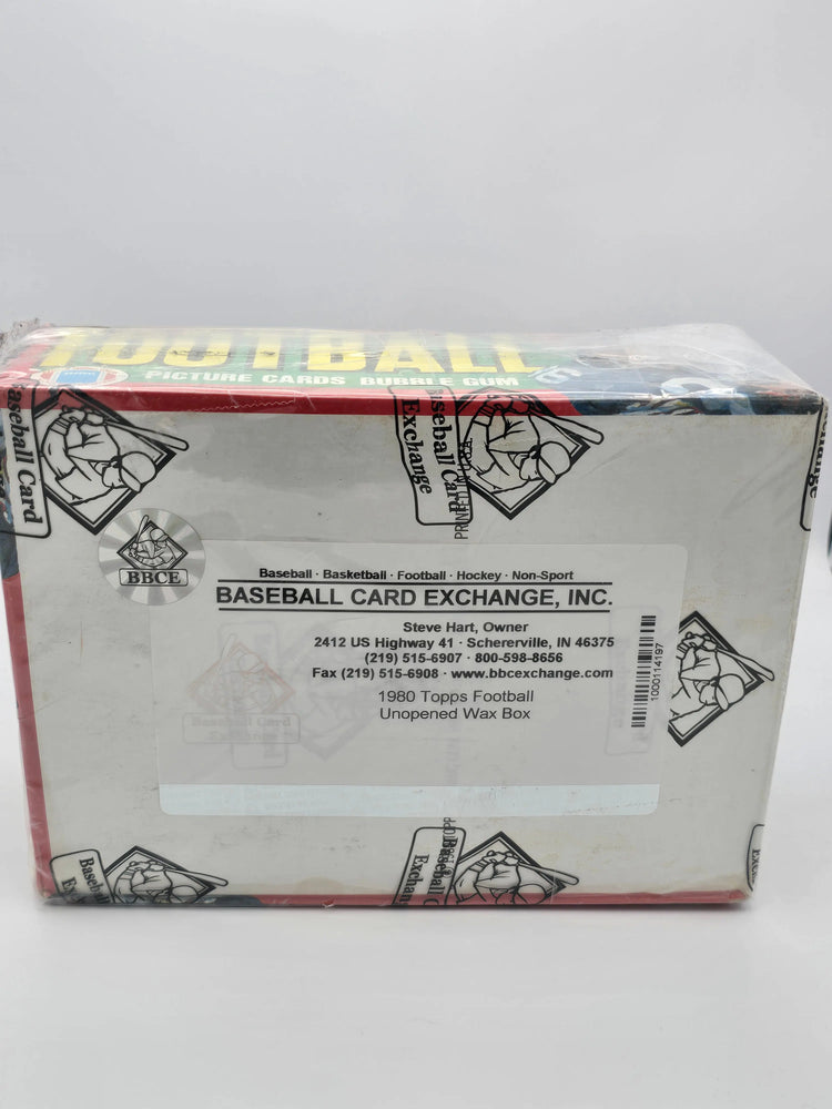 1980 Topps BCCE Football Unopened Wax Box 