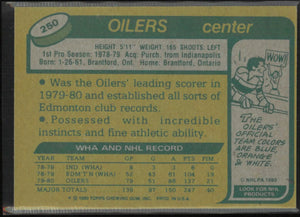 1980 Topps Hockey Wayne Gretzky 