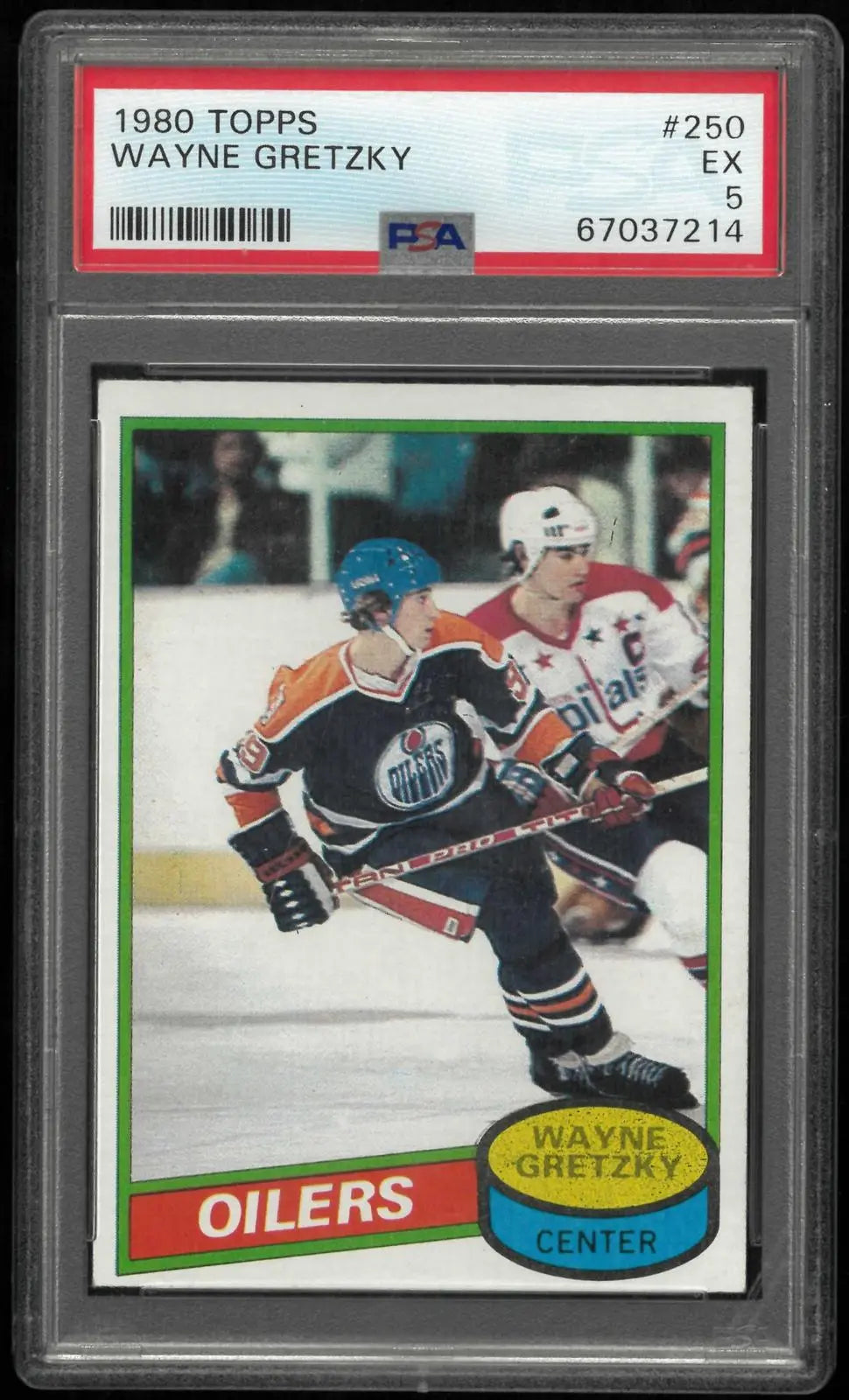 1980 Topps Hockey Wayne Gretzky PSA 5 