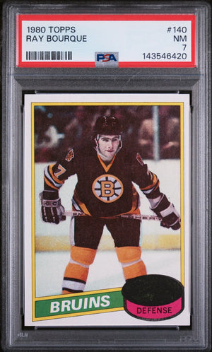 1980 Topps Ray Bourque  PSA 7 