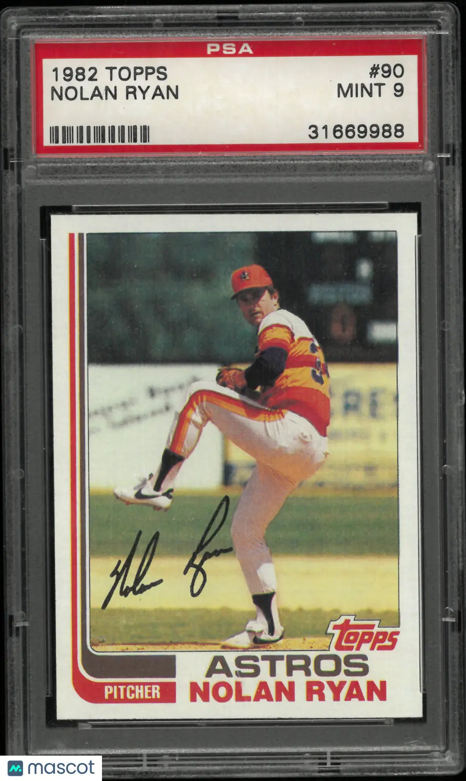 1982 Topps Nolan Ryan PSA 9 