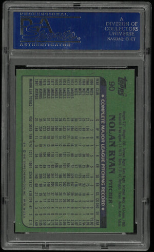 1982 Topps Nolan Ryan PSA 9 