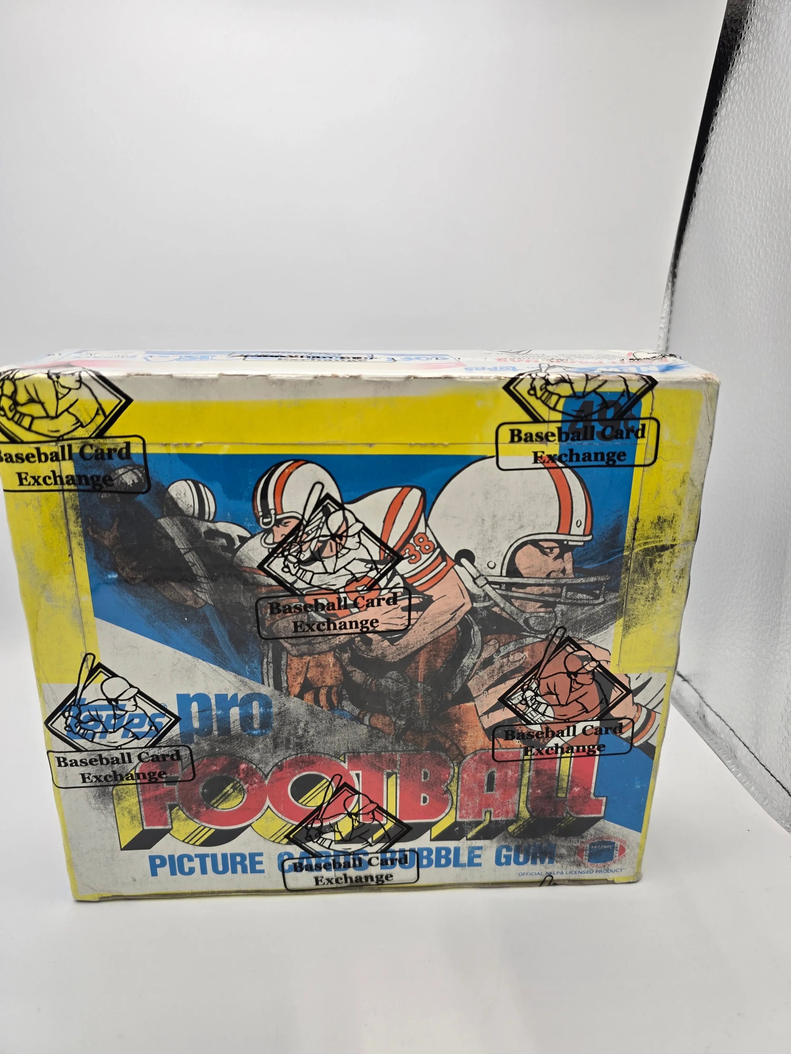 1983 BBCE Topps Football Factory Sealed Cello Box Marcus Allen RC 