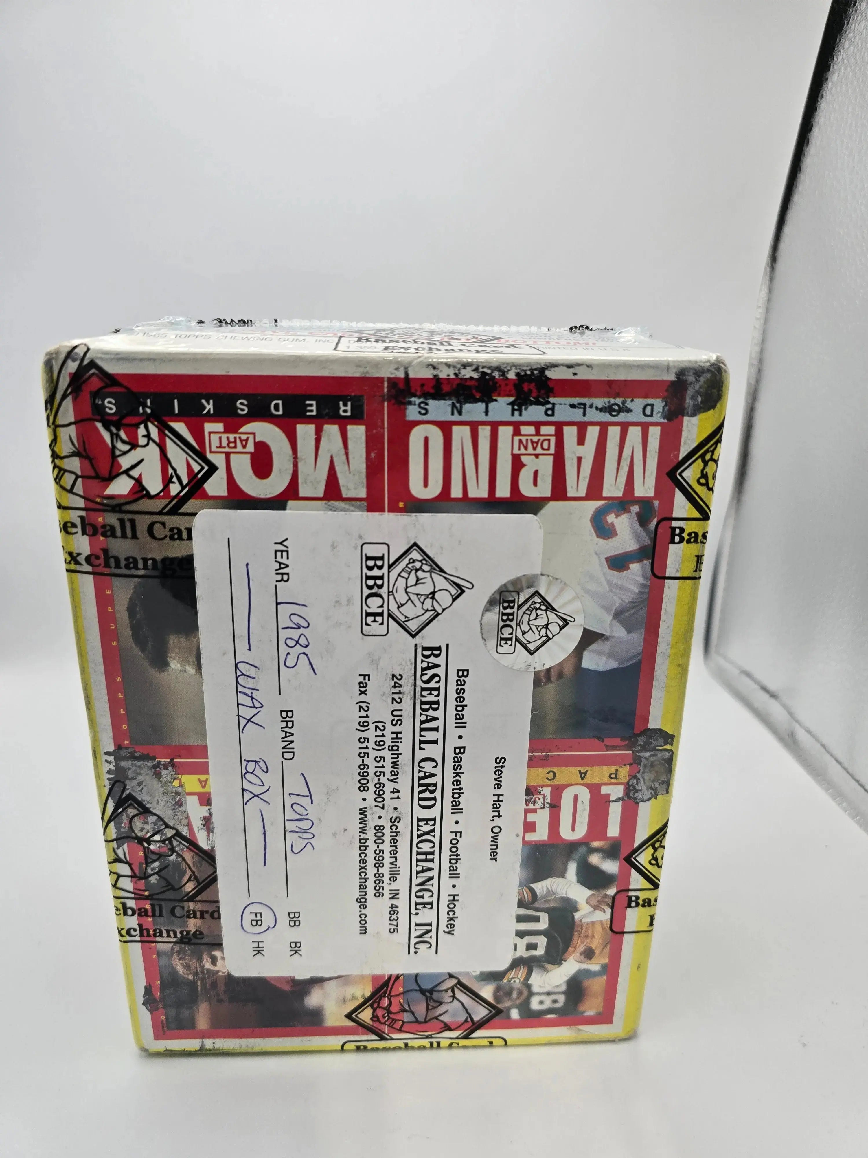 1983 BBCE Topps Football Factory Sealed Hobby Box Elway Marino Kelly RC 