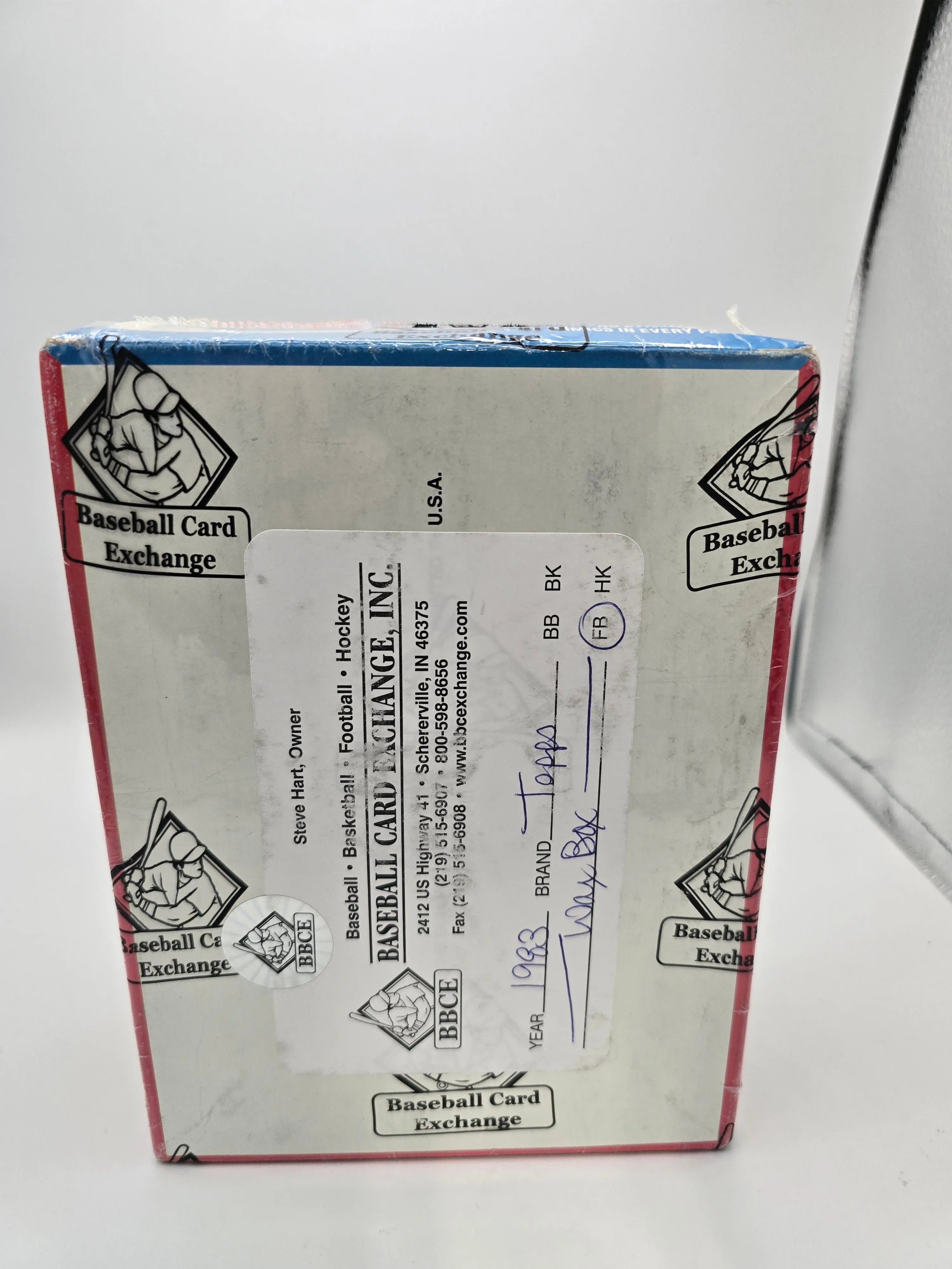 1983 BBCE Topps Football Factory Sealed Hobby Box Marcus Allen RC 