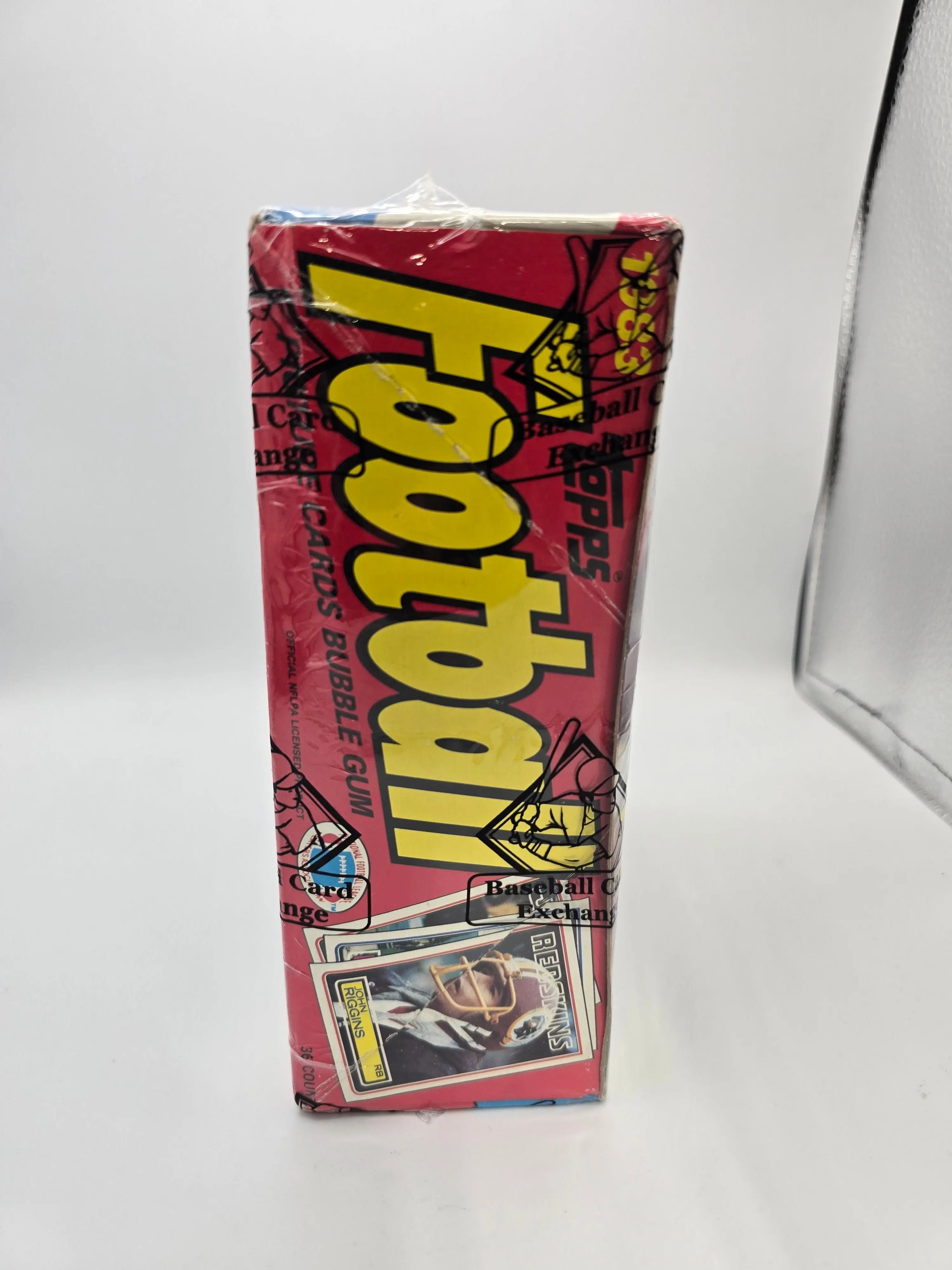 1983 BBCE Topps Football Factory Sealed Hobby Box Marcus Allen RC 