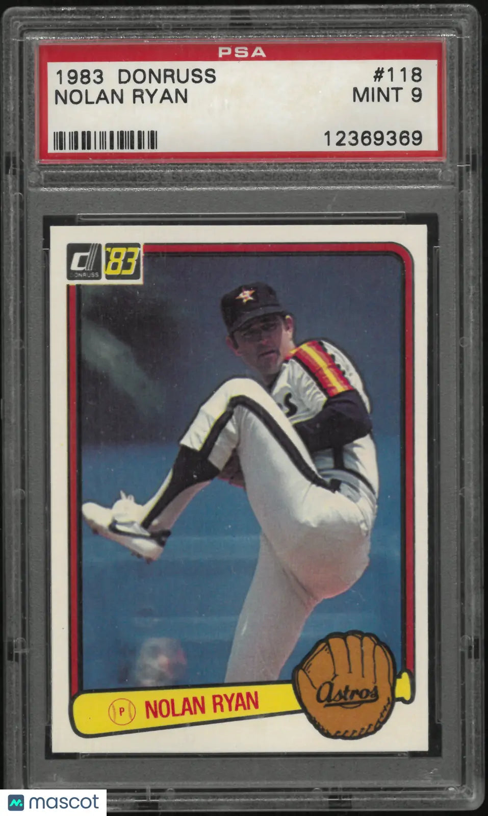 1983 Donruss Baseball Nolan Ryan #118 PSA 9 
