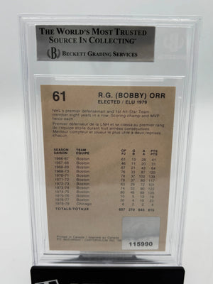 1983 Hall of Fame Autograph Bobby Orr Auto BGS Authentic 