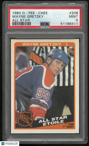 1984 O-Pee-Chee Wayne Gretzky #208 All Star PSA 9 