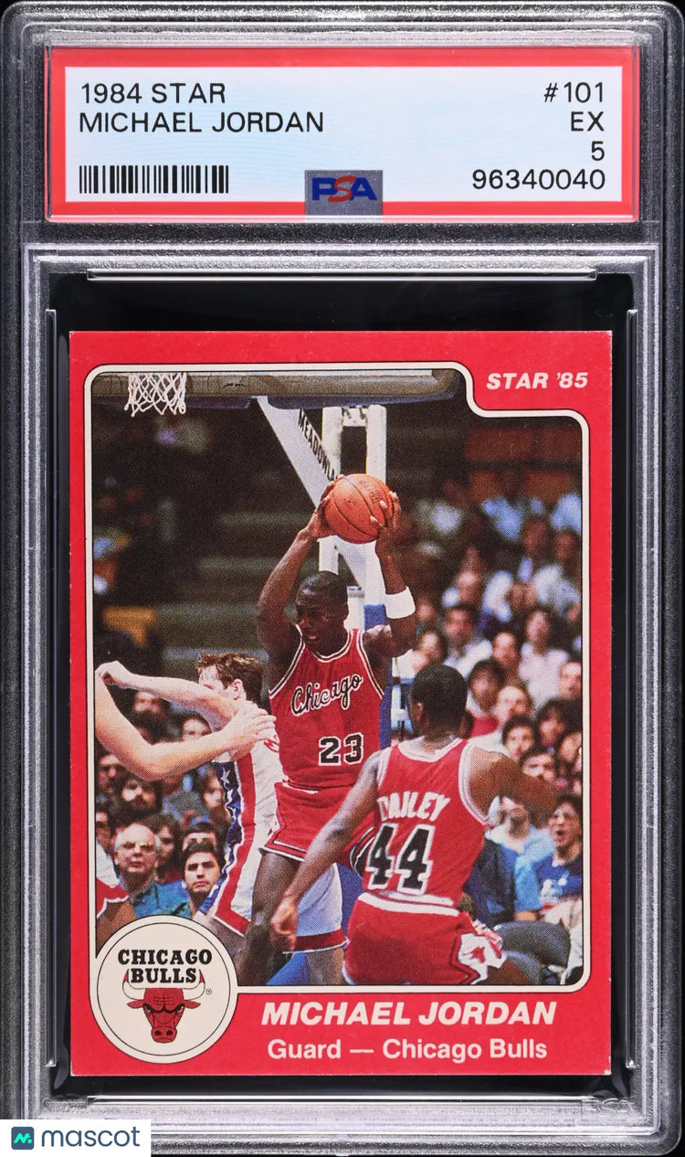 1984 Star Michael Jordan RC Rookie #101 PSA 5 