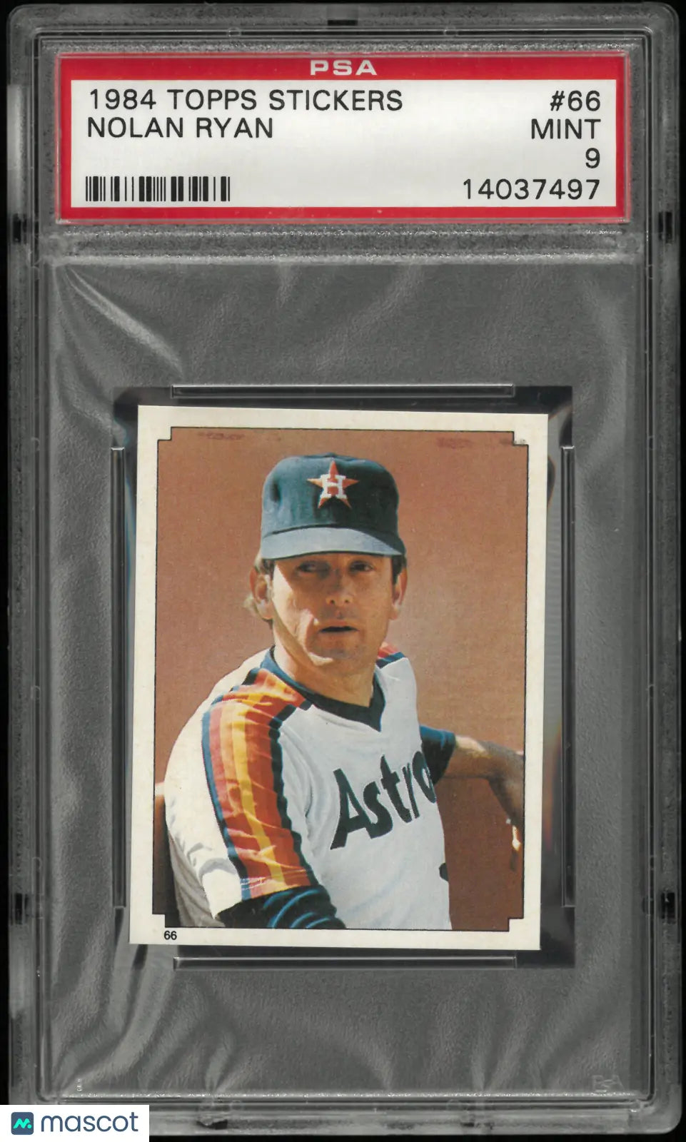 1984 Topps Stickers Nolan Ryan PSA 9 