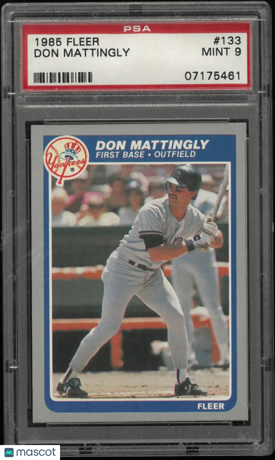 1985 Fleer Don Mattingly PSA 9 