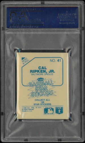 1985 Fleer Star Stickers Cal Ripken JR. PSA 10 