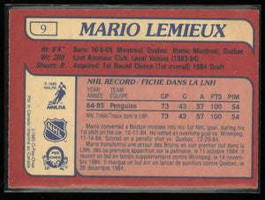 1985 O-Pee-Chee Hockey Mario Lemieux 