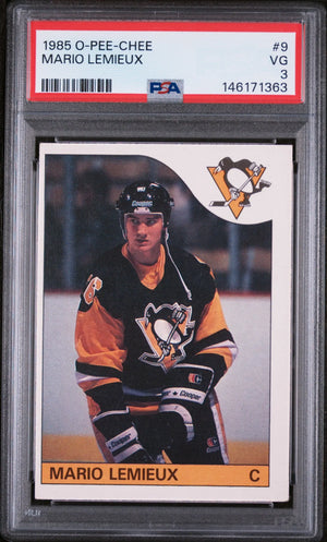 1985 O-Pee-Chee OPC Hockey Mario Lemieux PSA 3 