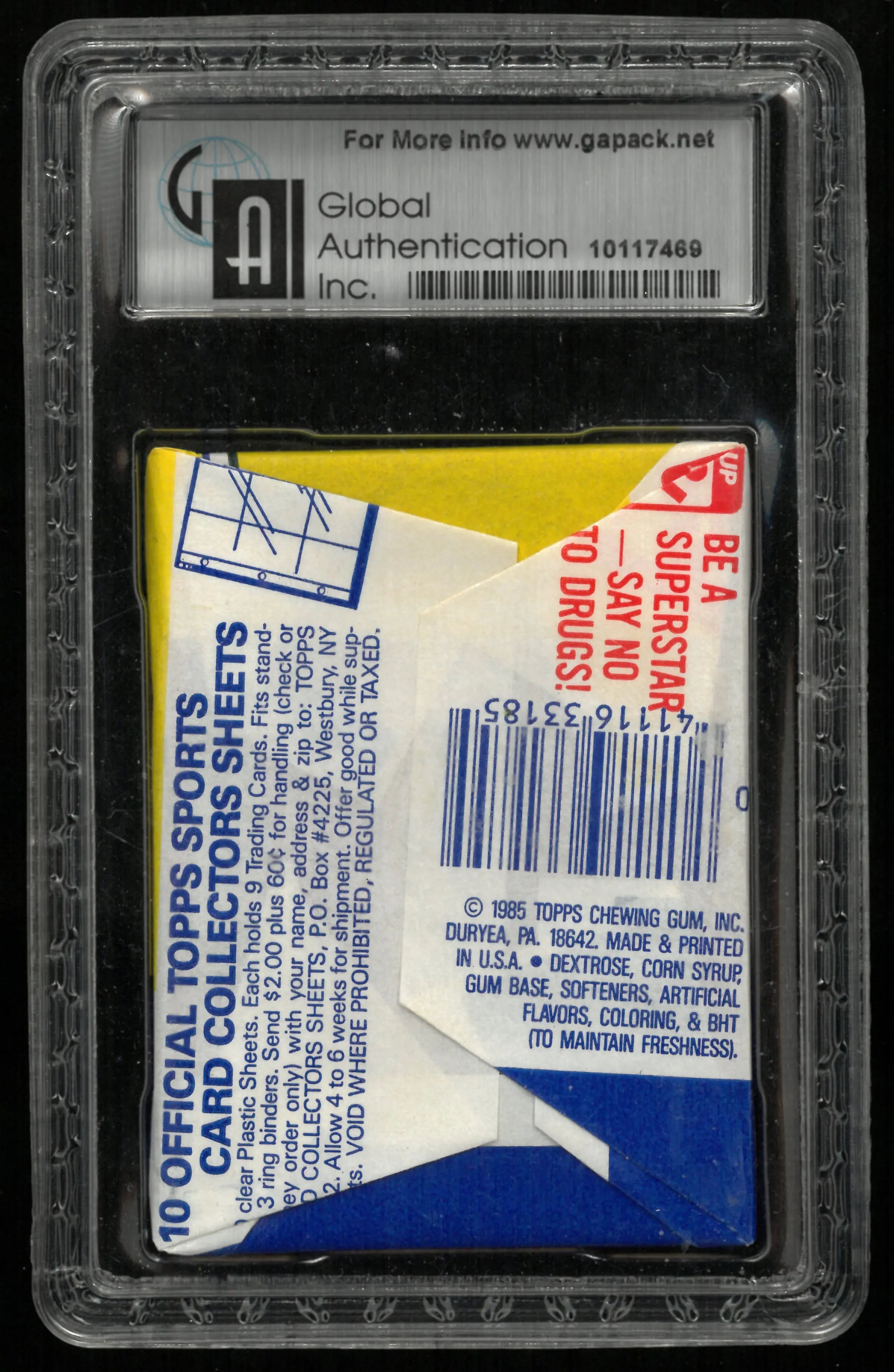 1985 Topps Hockey Wax Pack GAI 9 