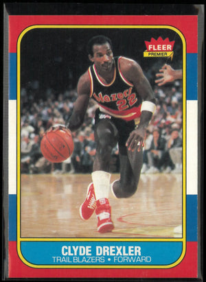 1986 Fleer Premier Clyde Drexler 