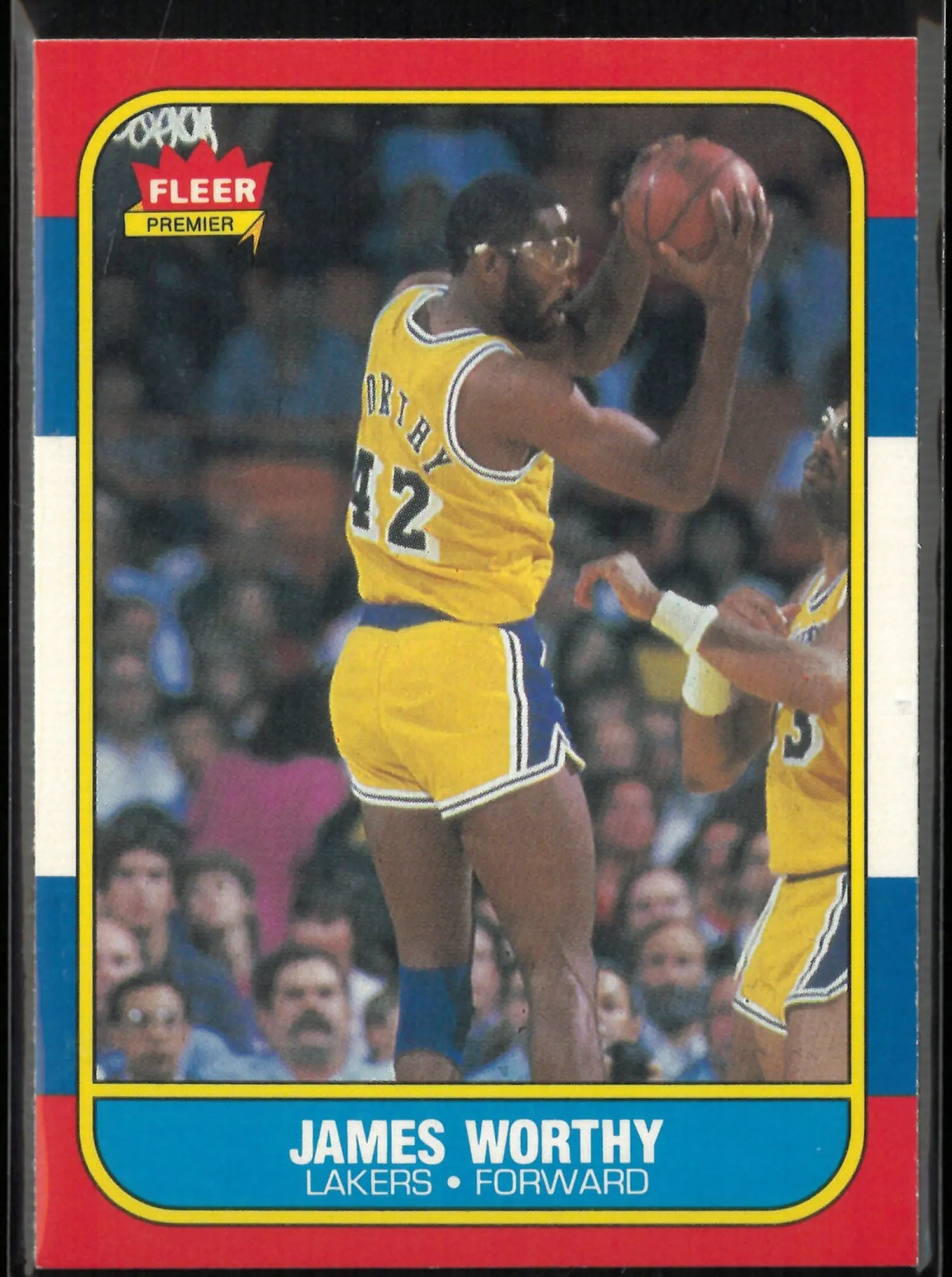 1986 Fleer Premier James Worthy 