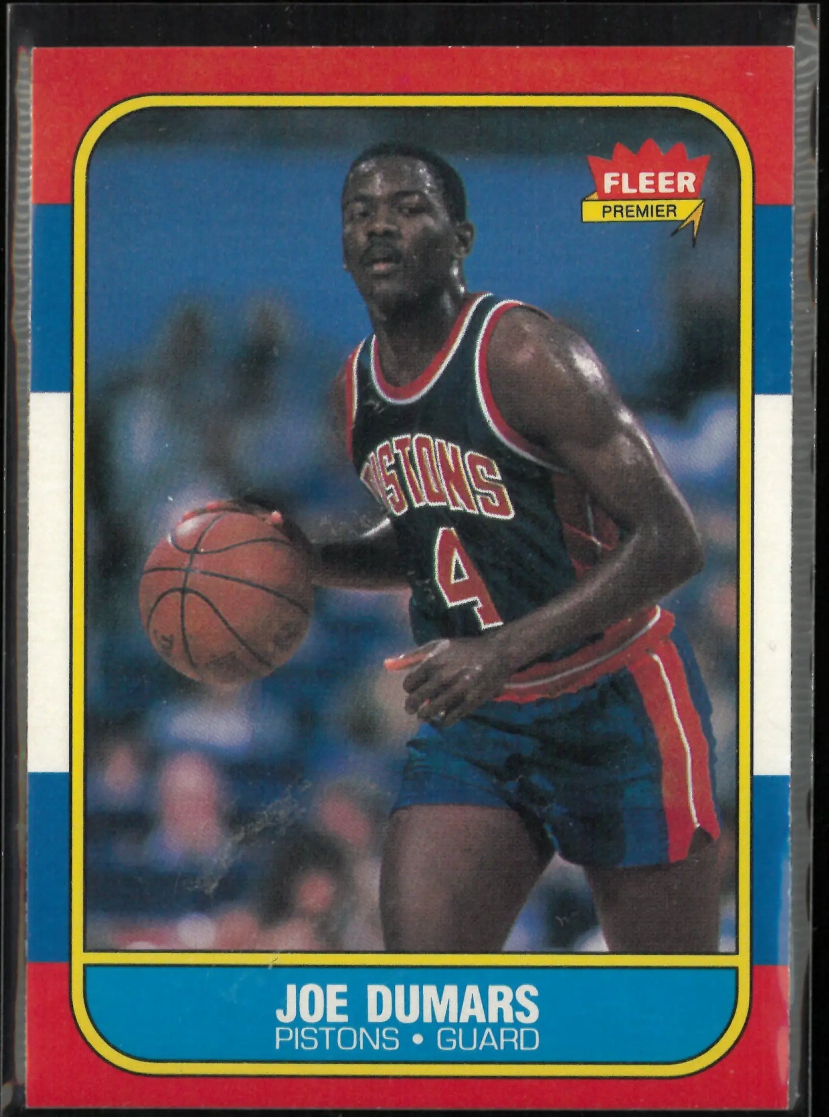 1986 Fleer Premier Joe Dumars 