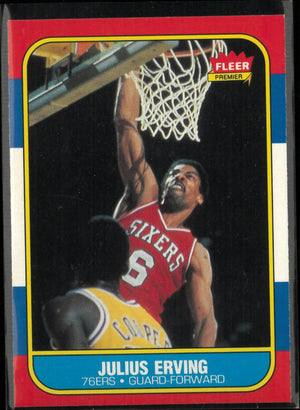 1986 Fleer Premier Julius Erving 