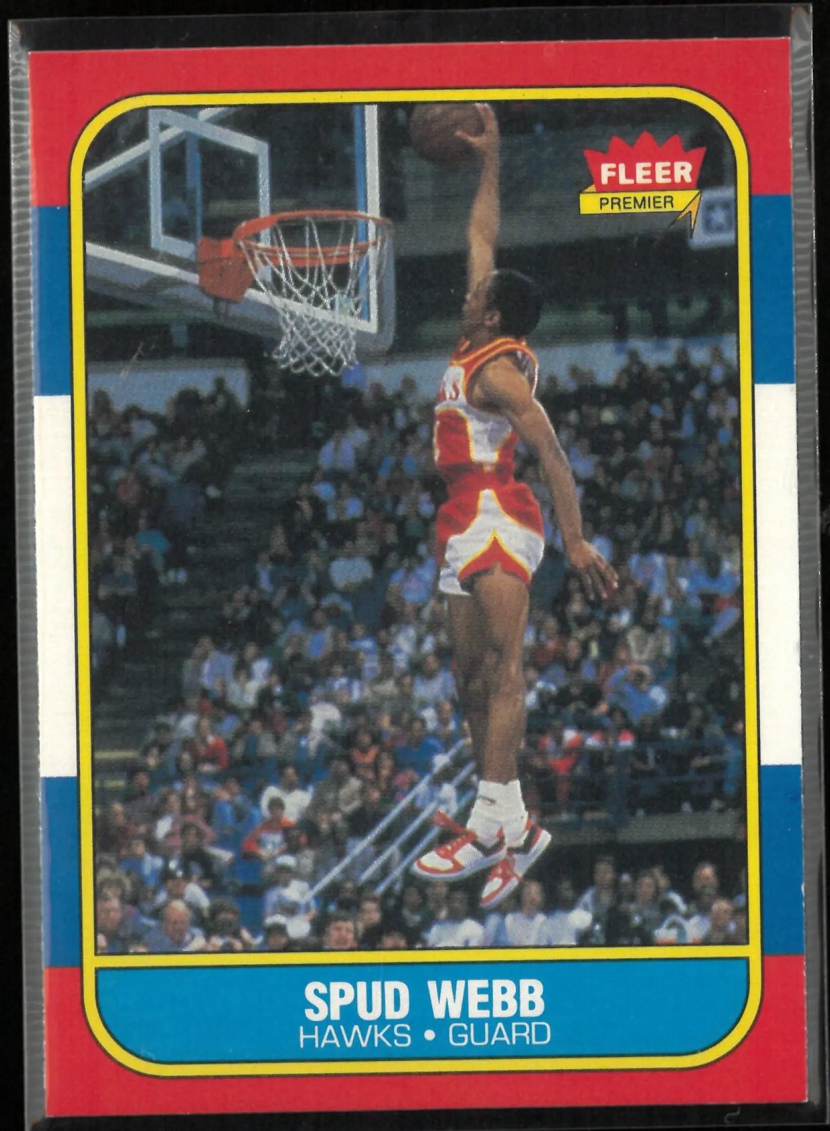 1986 Fleer Premier Spud Webb 