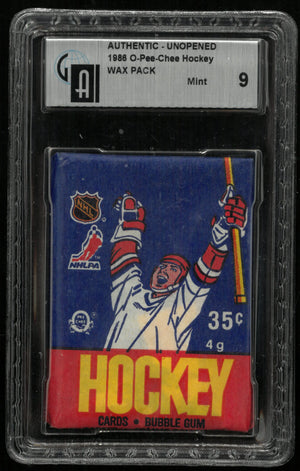 1986 O-Pee-Chee Hockey Wax Pack GAI 9 